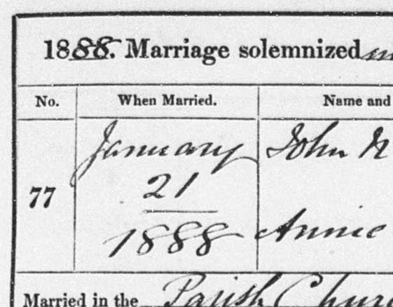 Dates in FamilyStory